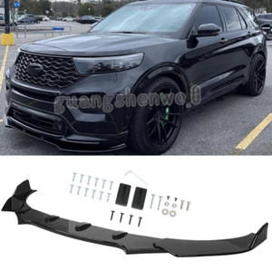 Glossy Black Front Bumper Lip Spoiler Splitter Body Kit For Ford Explorer 00-08 - Picture 1 of 13