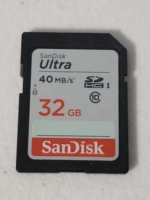 SanDisk 32GB Ultra SDHC sd Class10 Memory Card SDSDUL-032G For Canon Sony Camera - Image 1 of 2