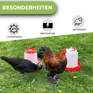 Futterautomat Futterspender für Hühner, Enten, Gänse, Küken und anderes Geflügel - Bild 1 von 5