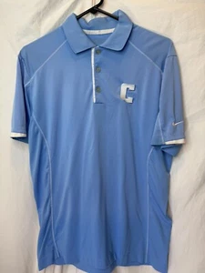 Nike Golf Tour Performance M Medium Shortsleeve Baby Blue Polo Columbia Lions - Picture 1 of 4