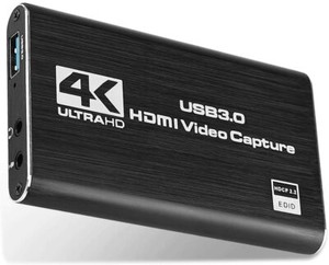 4K HDMI To USB 3.0 Video Capture Card Dongle for OBS Game Live Stream Mic Input