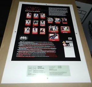 BATMAN & ROBIN POISON IVY ACTION TOY PRODUCTION ART PROOF BRUCE TIMM SIGNED COA - Picture 1 of 5
