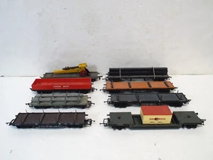 OO RAKE OF 8X BOGIE WAGONS ALL MAKERS GOOD UNBOXED (C1111) - Picture 1 of 5
