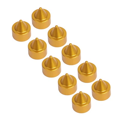 Cubierta de tapas de pernos de motor dorada para Harley Electra Road Glide Softail Yamaha Honda Foto 1 de 4