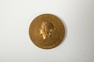 Elle Poursuit Son Essor (B7B) französische Schiffslinie (JSF6) Bronzemünze 1962 JM Coeffin - Bild 1 von 8