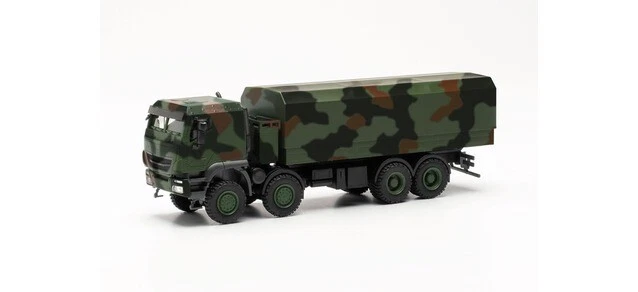 Herpa 746922 - 1/87 Iveco Trakker 8x8 Protetto Camion Battaglia, Flecktarndesign - Immagine 1 di 1