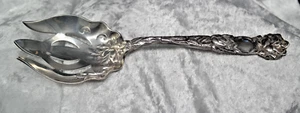 Braut Rose 1903 - ALVIN - STERLING - 9 1/4" schwere SERVIERGABEL - Bild 1 von 5