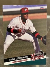 2022 Choice Eddys Leonard Great Lakes Loons Team Set Card Rookie #14 Dodgers