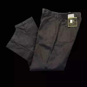 Vtg Sears Corduroy Pants Brown Gray Straight Leg USA Made Men Sz 36x30 Retro - Picture 1 of 12