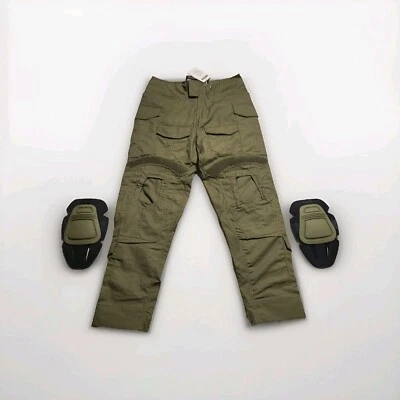 Pantalones de Combate Votagoo G3 Con Rodillera Pantalones Tácticos Color Oliva Talla 30x31 Foto 1 de 4