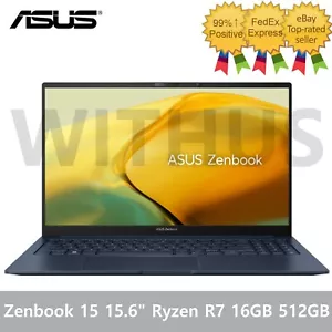 ASUS Zenbook 15 UM3504DA-BN303W 15.6" 16GB 512GB Win11 AMD Ryzen R7 7735U Laptop - Picture 1 of 7