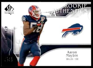 2009 SP Authentic Aaron Maybin Rookie 479/999 Buffalo Bills #210 R125 - Picture 1 of 2