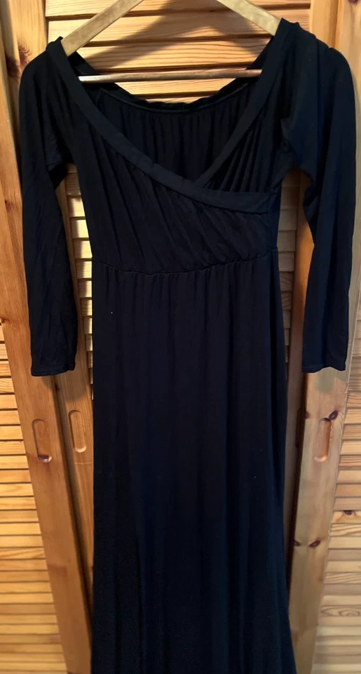 Umstandsmode Schwangerschaftskleid Größe M schwarz, gebraucht,für FotoShooting - Bild 1 von 4