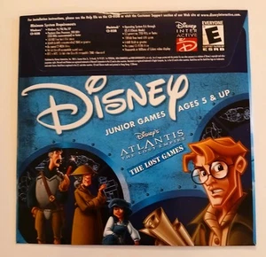 Disney Atlantis The Lost Empire Games Cd-Rom 2001 New Sealed - Picture 1 of 2