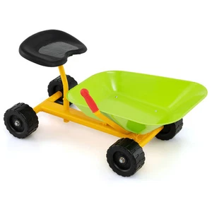 Kids Ride-On Sand Dumper Outdoor Sandbox Toy w/ Controllable Shovel & 4 Wheels - Picture 1 of 10