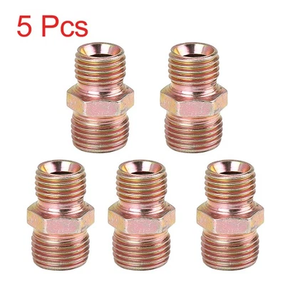 Adaptador conector de montaje de tubería de aire recto para automóvil 5 piezas M14 x 1,5 mm a M16 x 1,5 mm Foto 1 de 4