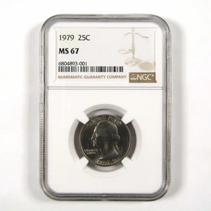 1979 Washington Quarter MS 67 NGC Clad 25c Uncirculated Coin SKU:I9534 - Picture 1 of 4