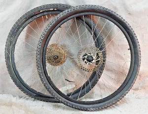 X-Rims Z-1000 26" Fahrrad Laufradsatz 135/100 QR Hybrid Drahtreifen Disc Hyperglide Cafe - Bild 1 von 17