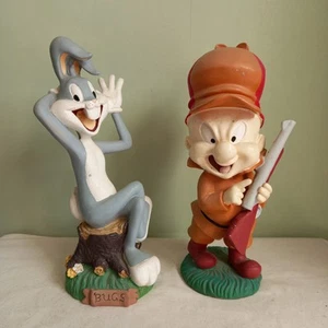 Elder Fudd Bugs Bunny Resin Figurines Warner Bros Entertainment Looney Tunes - Foto 1 di 24