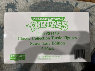 TMNT Teenage Mutant Ninja Turtles 81440 Classic Collection Sewer Lair 6-Pack NEW - Image 1 of 4