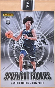 Foco instantáneo Jaylen Wells 2024-25 Panini #SR.37 negro Prizm 1/1 (RC, SN, SSP) - Imagen 1 de 2