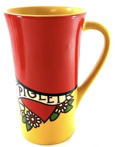 Disney Piglet Winnie the Pooh tazza tazza caffè latte alto 16 oz. Ceramica - Foto 1 di 6