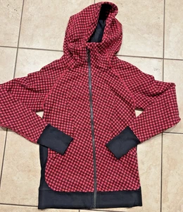 Lululemon Hoodie Womens 6 Scuba Pink III Deep Dive Berry Rumble Full Zip Winter - Picture 1 of 7
