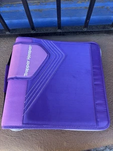 Trapper Keeper Mappe Reißverschluss lila großer Ring - Bild 1 von 5