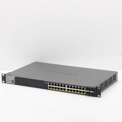 Netgear ProSAFE GS728TP 24 Port Smart Managed Switch Gigabit PoE 1GBps 4x SFP - Image 1 of 4