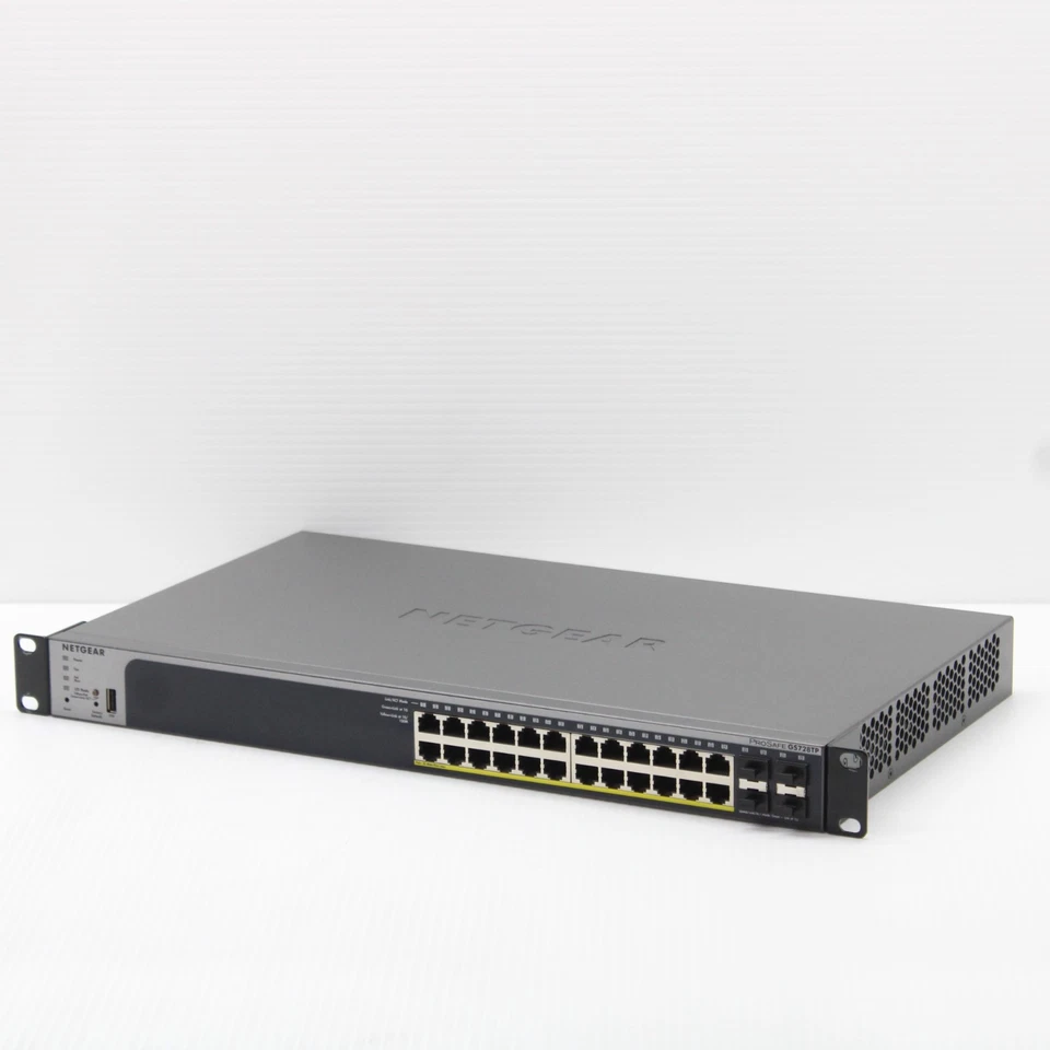 Netgear ProSAFE GS728TP 24 Port Smart Managed Switch Gigabit PoE 1GBps 4x SFP - Image 1 of 4