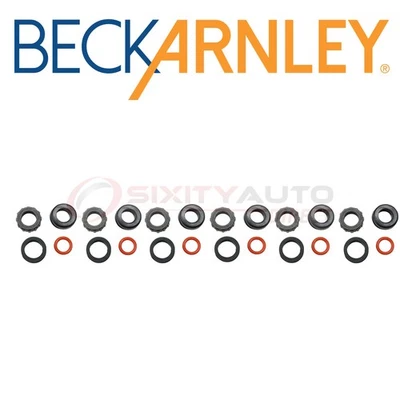 6 pc Beck Arnley Fuel Injector O-Ring for 2004-2011 Mitsubishi Endeavor - wl Foto 1 de 4