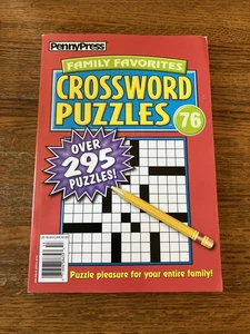 Penny Press Family Favorites Over 295 Crossword Puzzles #76 New ! 2025 - Imagen 1 de 2