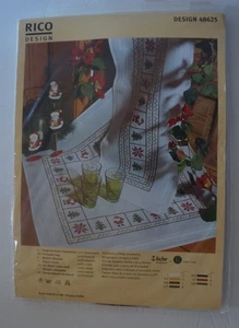 Rico Design Counted Cross Stitch Kit Christmas Table Cloth 31 x 31 inches #48625 - Picture 1 of 2