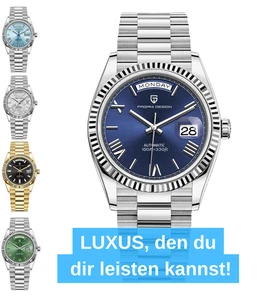 Pagani Design 1752 DD36 Automatikuhr Herren - 36mm Saphirglas Edelstahl Luxus - Picture 1 of 19
