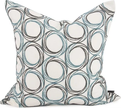 Demo Indigo Embroidered Pillow for Modern Homes - Image 1 of 4