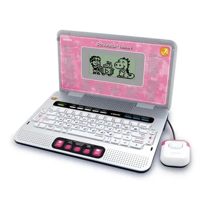 Vtech 80-109794 Schulstart Laptop E, pink Gebraucht - Bild 1 von 3