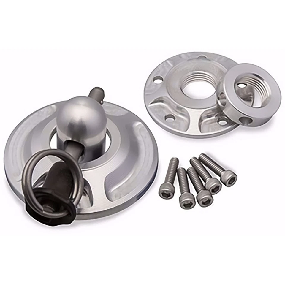 Ringbrothers Defiant Universal Billet Hood Pins; Natural Finish - Image 1 of 1