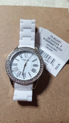 Anne Klein 纽约 12/2257 陶瓷表带手表。 — 第 1/4 张图片