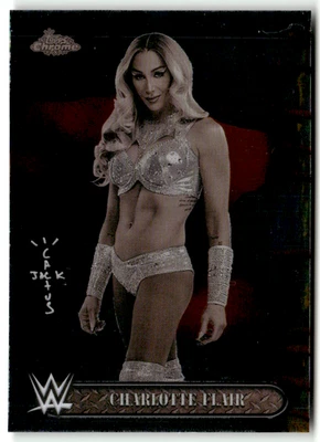 Topps Chrome WWE X Cactus Jack 2025 No. 63 Charlotte Flair - Imagen 1 de 2