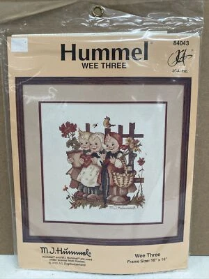 VTG JCA, Inc. Cross Stitch Kit Hummel Wee Three 84043 Frame Size 16” x 16” - Image 1 of 4