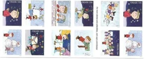 US SCOTT 5021 - 5030b CHARLIE BROWN CHRISTMAS BOOKLET 20 STAMPS FOREVER MNH - Picture 1 of 1