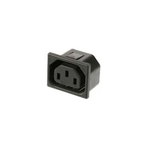 Kaltgeräte-Einbaustecker Buchse 2 polig + PE 10A (0342) - Bild 1 von 1