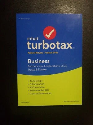 Intuit TurboTax 2018 Business Federal + E-File. Free USA Shipping. New Sealed - Image 1 of 2