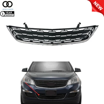 Front Lower Grille Grill W/Chrome Trim For Chevrolet Traverse 2013-2017 20983791 - Изображение 1 из 4