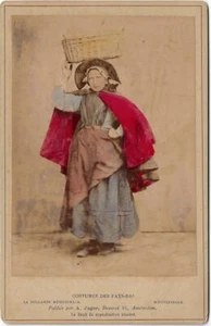 Original Foto Kabinett um 1880 - HOLLAND NEDERLAND - Trachten aus den Niederlanden 5 - Bild 1 von 1