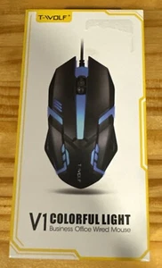 t wolf v1 bunte leichte Business Office kabelgebundene Maus - Bild 1 von 3
