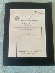 NASA Studie Effekte unterschiedliche Probenahme SATURN Mississippi State Engineering Reprint - Bild 1 von 12