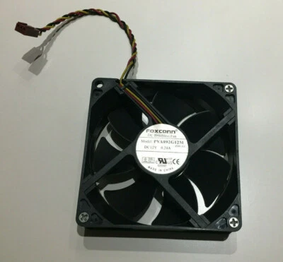 ein Foxconn PVA092G12M F09-AS 92x92x25mm Gehäuselüfter 92mm gebraucht - Bild 1 von 2
