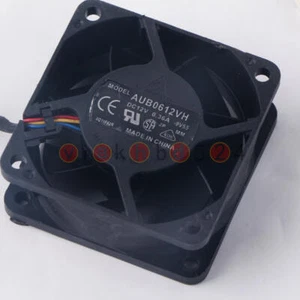 1 Stück für Delta AUB0612VH 12V 0,36A 60x60x25mm DC Brushless Lüfter 4-Draht - Bild 1 von 1