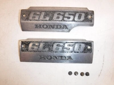 Honda Silver Wing 650 1983 placa emblema bloque cilindro conjunto  Foto 1 de 3